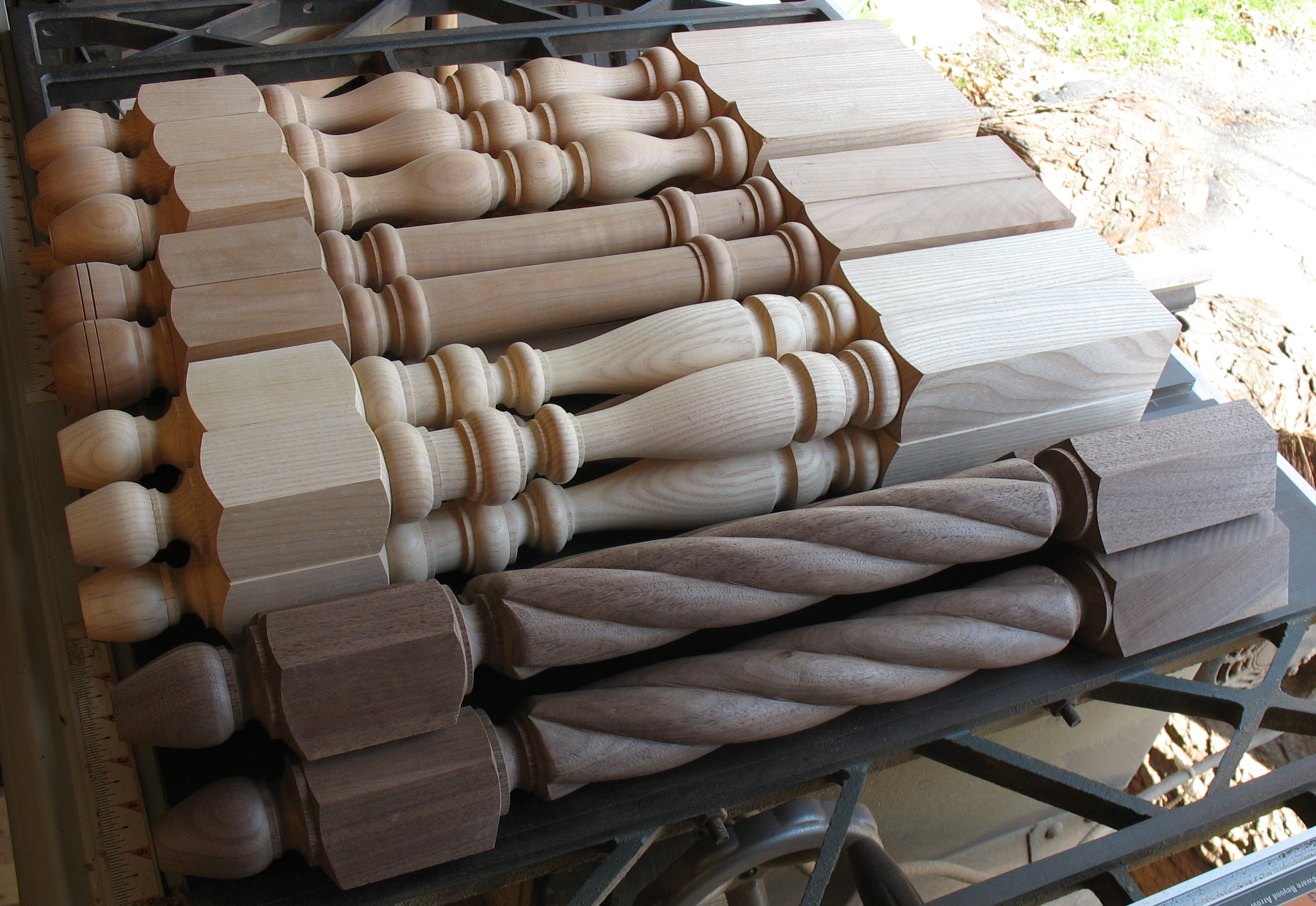 Turning multiple spindles | A Woodworker's Musings